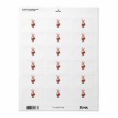 Aangepaste Sinterklaas Kerst Teenslippers Etiket (Full Sheet)