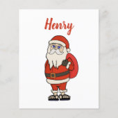 Aangepaste Sinterklaas Kerst Teenslippers Flyer (Voorkant)