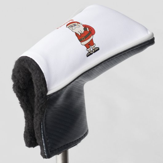 Aangepaste Sinterklaas Kerst Teenslippers Golfheadcover (3/4 voorkant)