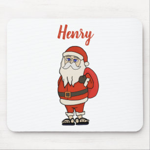Aangepaste Sinterklaas Kerst Teenslippers Muismat