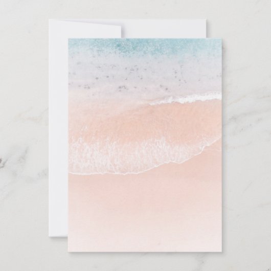 Aangepaste Sjabloon Beach Sand Zee Seaside Natuur (Voorkant)