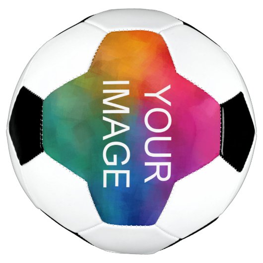 Aangepaste Sjabloon Bedrijf Logo Afbeelding Tekst Voetbal (Gedraaid)