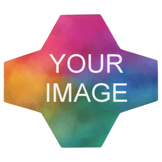 Aangepaste Sjabloon Bedrijf Logo Afbeelding Tekst Voetbal (Enkel)