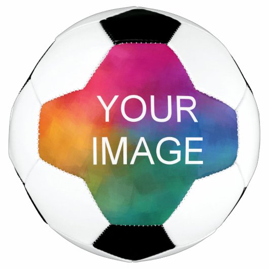 Aangepaste Sjabloon Bedrijf Logo Afbeelding Tekst Voetbal (Voorkant)