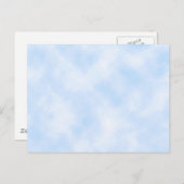 Aangepaste Sjabloon: Blauwe hemel met wolken Briefkaart (Voorkant / Achterkant)