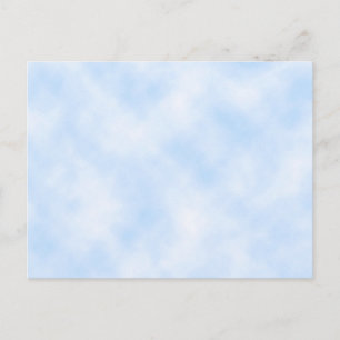 Aangepaste Sjabloon: Blauwe hemel met wolken Briefkaart