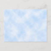 Aangepaste Sjabloon: Blauwe hemel met wolken Briefkaart (Voorkant)