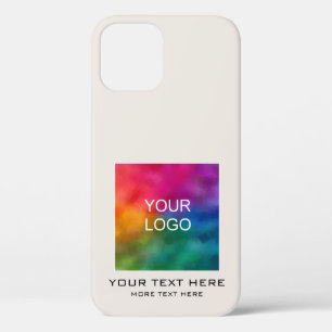Aangepaste Sjabloon Business Logo Elegant Trendy Case-Mate iPhone Case