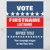 Aangepaste Sjabloon campagne Flyer (Voorkant)