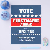 Aangepaste Sjabloon campagne Flyer (Enkel)