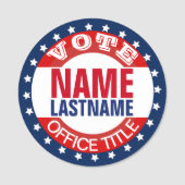 Aangepaste Sjabloon campagne Naamplaatje (Voorkant)