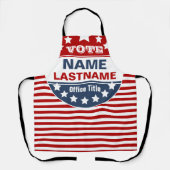 Aangepaste Sjabloon Campagne Schort (Voorkant)