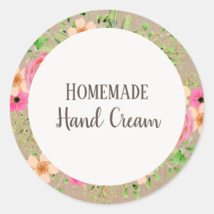 Aangepaste sjabloon cosmetische huidverzorging pro ronde sticker