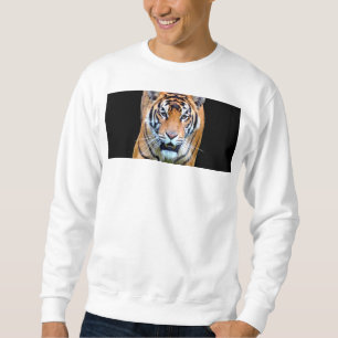 Aangepaste Sjabloon die Tiger Modern Mannen Basic  Trui