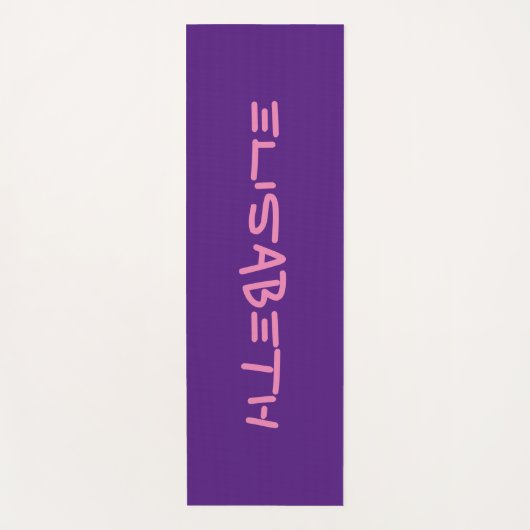 Aangepaste Sjabloon Elisabeth 1 Yogamat (Voorkant)
