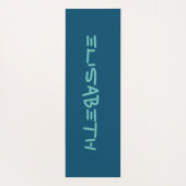 Aangepaste Sjabloon Elisabeth 1 Yogamat (Achterkant)