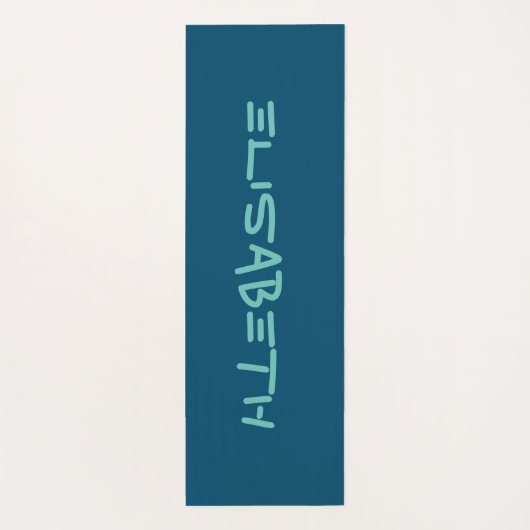 Aangepaste Sjabloon Elisabeth 1 Yogamat (Achterkant)