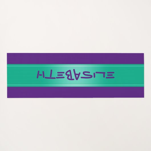 Aangepaste Sjabloon Elisabeth 2 Yogamat (Achterkant (horizontaal))