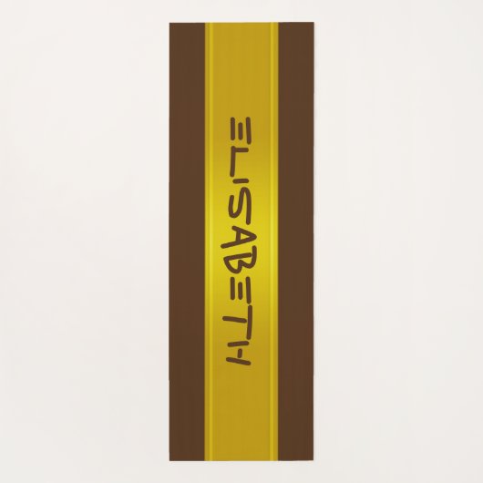 Aangepaste Sjabloon Elisabeth 3 Yogamat (Achterkant)