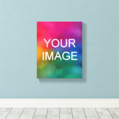 Aangepaste Sjabloon Foto Afbeelding Afbeelding Log Canvas Afdruk (Insitu (Houten vloer))