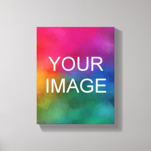 Aangepaste Sjabloon Foto Afbeelding Afbeelding Log Canvas Afdruk (Voorkant)