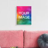 Aangepaste Sjabloon Foto Afbeelding Afbeelding Log Canvas Afdruk (Insitu (Woonkamer))