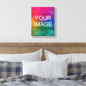 Aangepaste Sjabloon Foto Afbeelding Afbeelding Log Canvas Afdruk (Insitu (Slaapkamer))