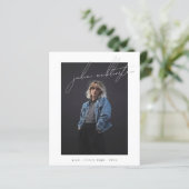 Aangepaste Sjabloon Foto High School Afstuderen (Staand voorkant)