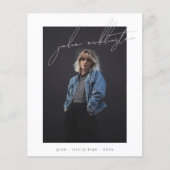 Aangepaste Sjabloon Foto High School Afstuderen (Voorkant)