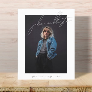 Aangepaste Sjabloon Foto High School Afstuderen