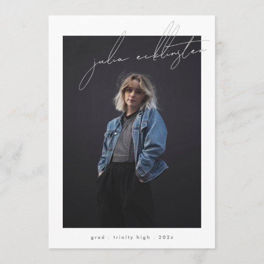 Aangepaste Sjabloon Foto High School Afstuderen Ka (Voorkant)