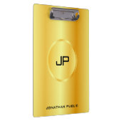 Aangepaste Sjabloon Gold look Modern Elegant Klembord (Rechts)
