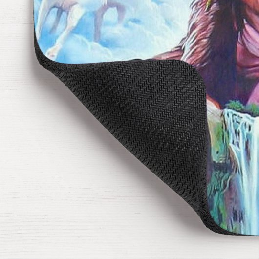 Aangepaste Sjabloon Indiase Chiefs Native American Muismat (Hoek)