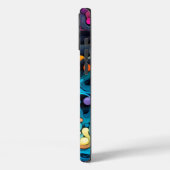 Aangepaste sjabloon kleurrijk golvend patroon Case-Mate iPhone case (Achterkant / Links)