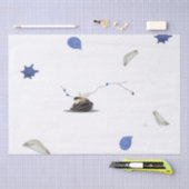 Aangepaste Sjabloon kustzeescheepvaartminimalistis Tissuepapier (Craft)