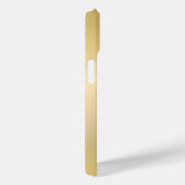 Aangepaste Sjabloon Metallic Look Gold Monogram Case-Mate iPhone Case (Achterkant / Rechts)