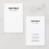 Aangepaste sjabloon minimalistisch professioneel m visitekaartje (Voorkant / Achterkant)