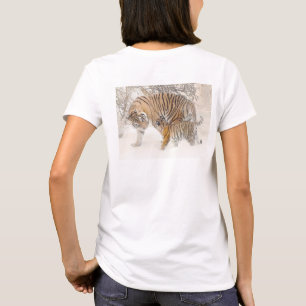 Aangepaste Sjabloon Modern Elegant Tigers Trendy T-shirt
