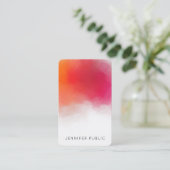 Aangepaste Sjabloon Moderne, kleurrijke Abstracte  Visitekaartje (Staand voorkant)