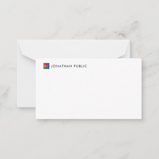 Aangepaste Sjabloon Naam Business Company Logo hie (Voorkant)