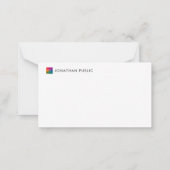 Aangepaste Sjabloon Naam Business Company Logo hie (Achterkant)