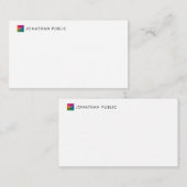 Aangepaste Sjabloon Naam Business Company Logo hie (Voorkant / Achterkant)