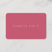 Aangepaste Sjabloon Professional Elegant Modern Visitekaartje (Voorkant)