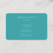 Aangepaste Sjabloon Professional Elegant Modern Visitekaartje (Achterkant)