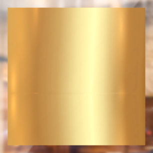 Aangepaste sjabloon QR-code logo tekst namaak goud Raamsticker