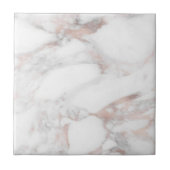 Aangepaste Sjabloon Trendy Elegant Roos Gold Marbl Tegeltje (Voorkant)