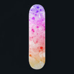 Aangepaste Sjabloon Trendy Pink Blue Paars Green Persoonlijk Skateboard<br><div class="desc">Aangepaste Sjabloon Trendy Roze Blauw Paars Groen Modern Kleurrijk Abstract Kunstbord Blank.</div>
