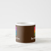Aangepaste Sjabloon Typografie Bruin Beste Opa Ooi Espresso Kop (Voorkant)