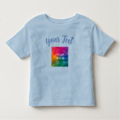 Aangepaste Sjabloon Upload Afbeelding Tekst toevoe Kinder Shirts (Voorkant)