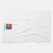 Aangepaste Sjabloon Upload uw zakelijke Logo-tekst Theedoek (Horizontaal)